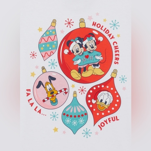 New! Disney Minnie Mouse Holiday Cheers Christmas Graphic T-Shirt - Picture 2 of 8